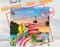 [E-Ticket] Combo: Cáp treo 2 chiều + Buffet trưa (Qrcode) đặt trước ngày