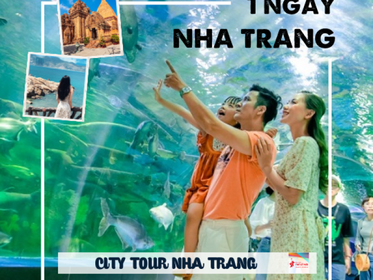 NT-07: City Tour 1⁄2 ngày: Hòn Chồng Nhà Thờ – Tháp Bà – Viện Hải Dương Học