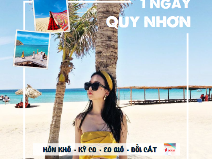 TKM04 - TOUR 1 NGÀY: HÒN KHÔ - KỲ CO - EO GIÓ - ĐỒI CÁT